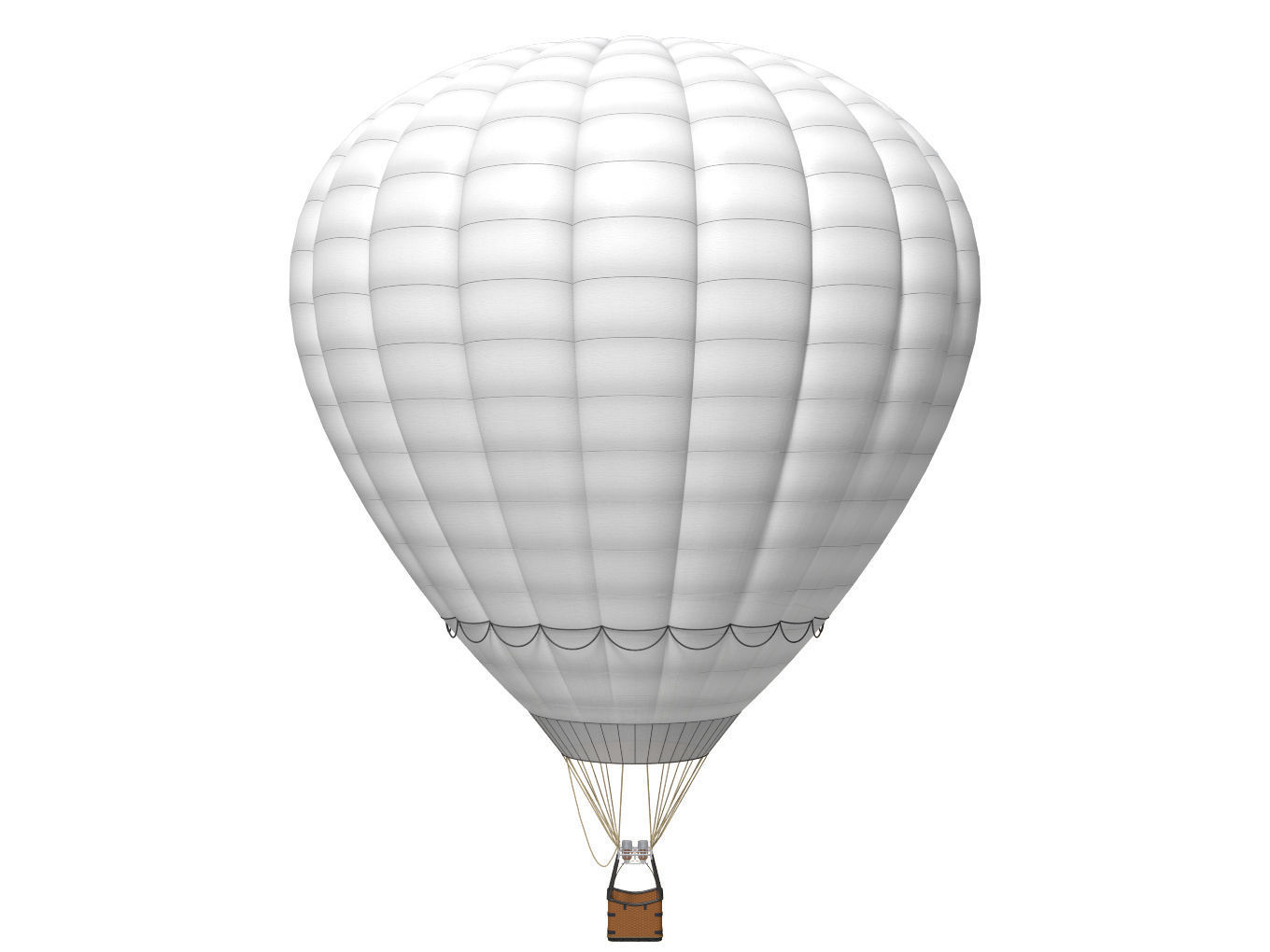 hot air balloon 3D model_2