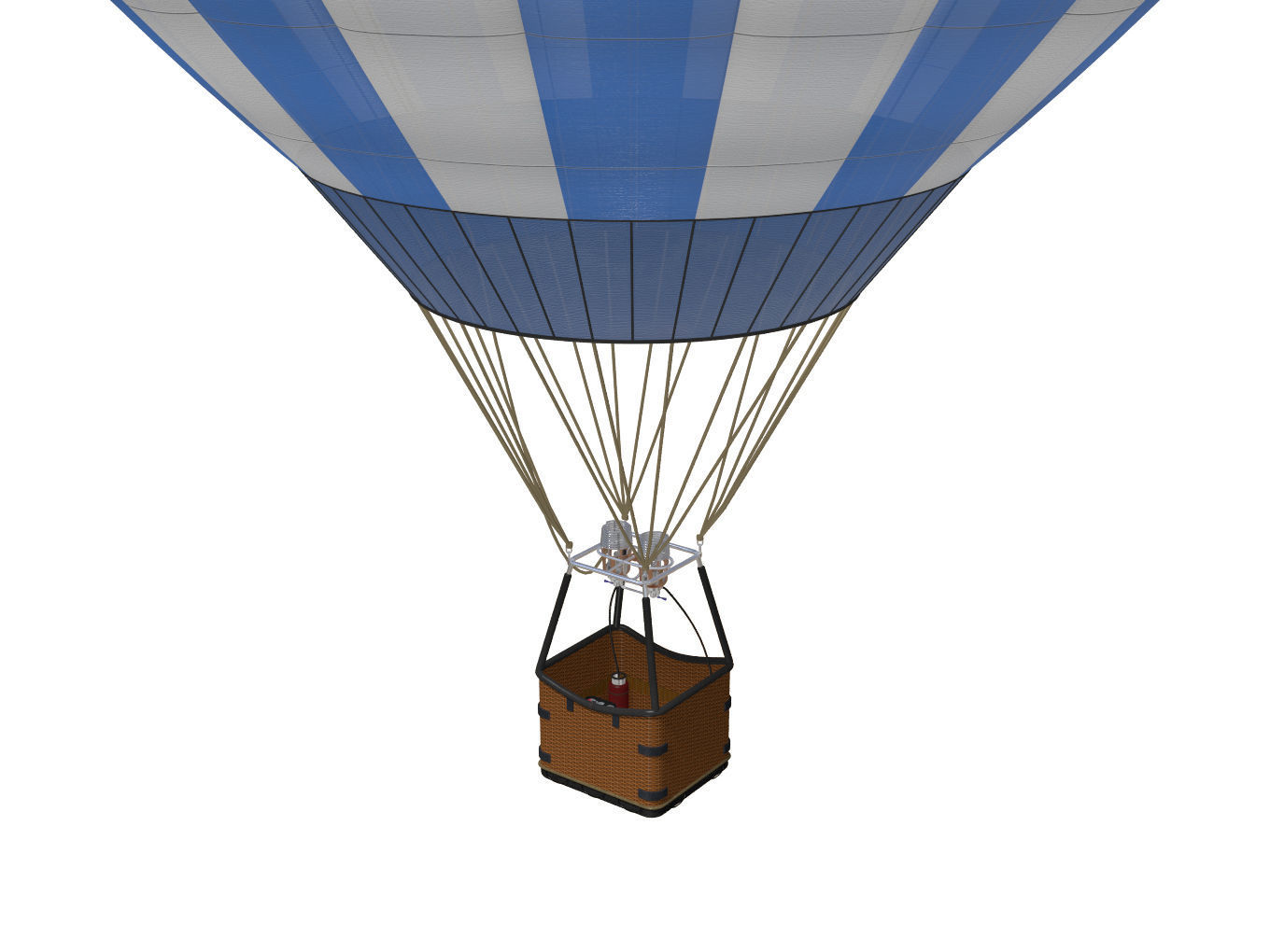 hot air balloon 3D model_6