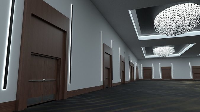 Ballroom 19 3D model