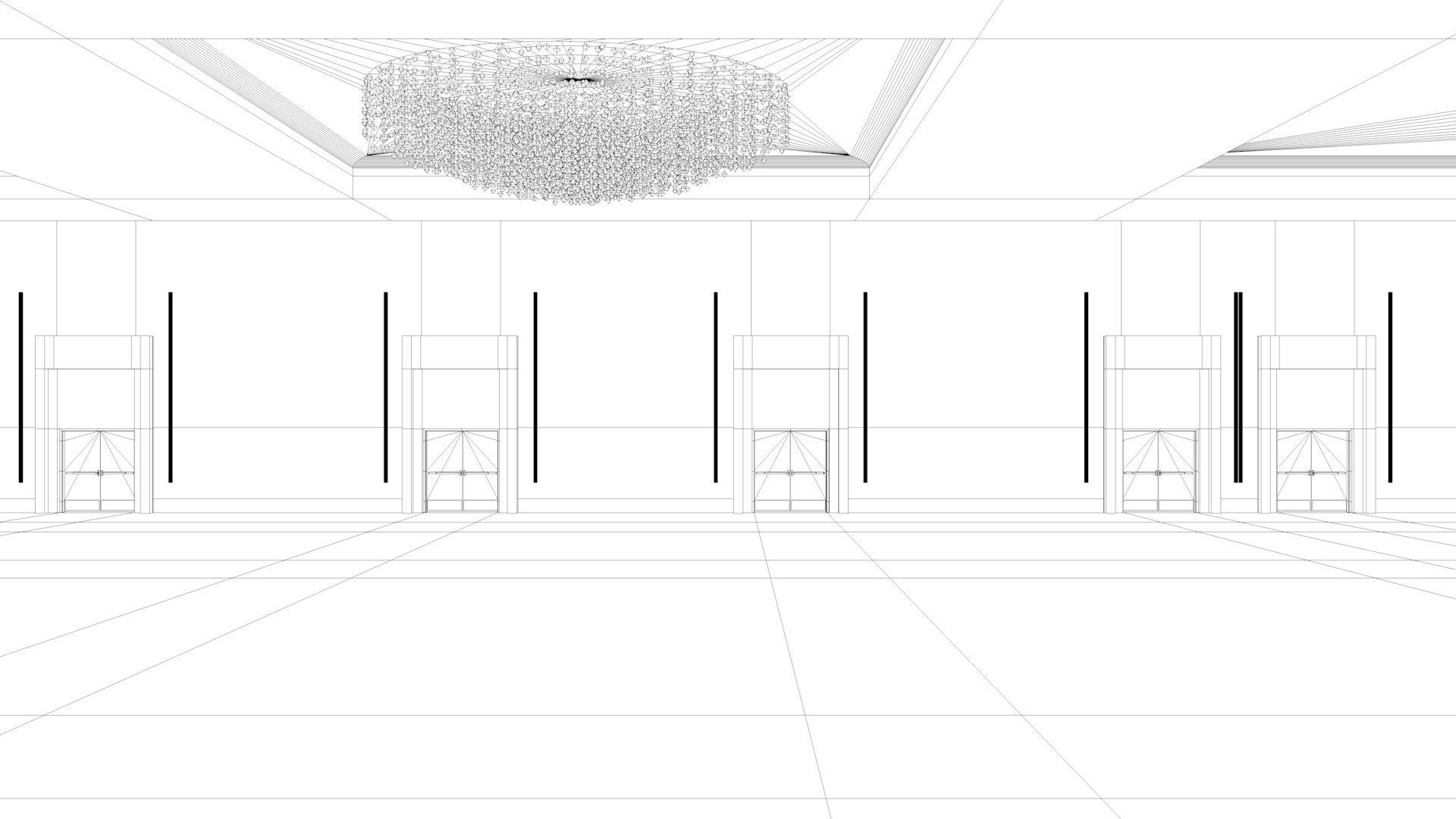Ballroom 19 3D model_7