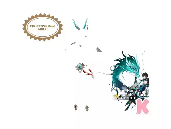 Dan Heng Imbibitor Lunae Accessories - Honkai Star Rail 