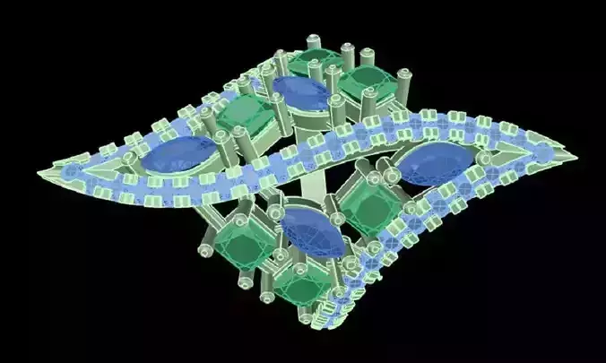 Light Weight Yellow Gold Diamond Ring  -DDS RN 240