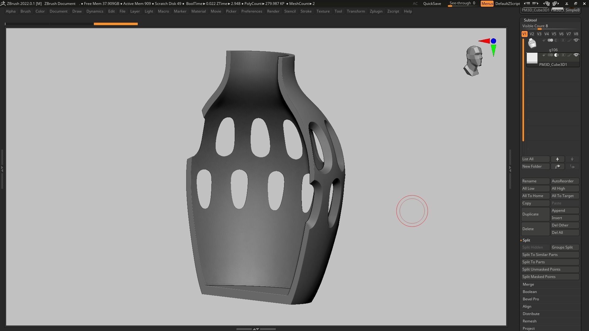 pot g106 3D print model_14