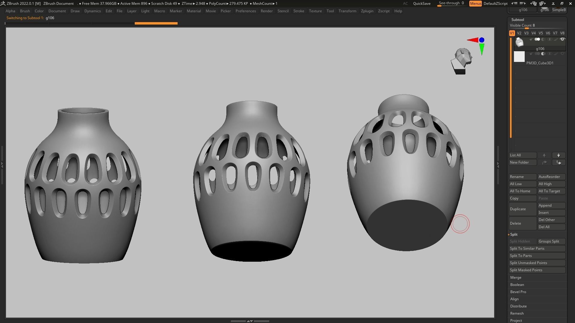 pot g106 3D print model_9