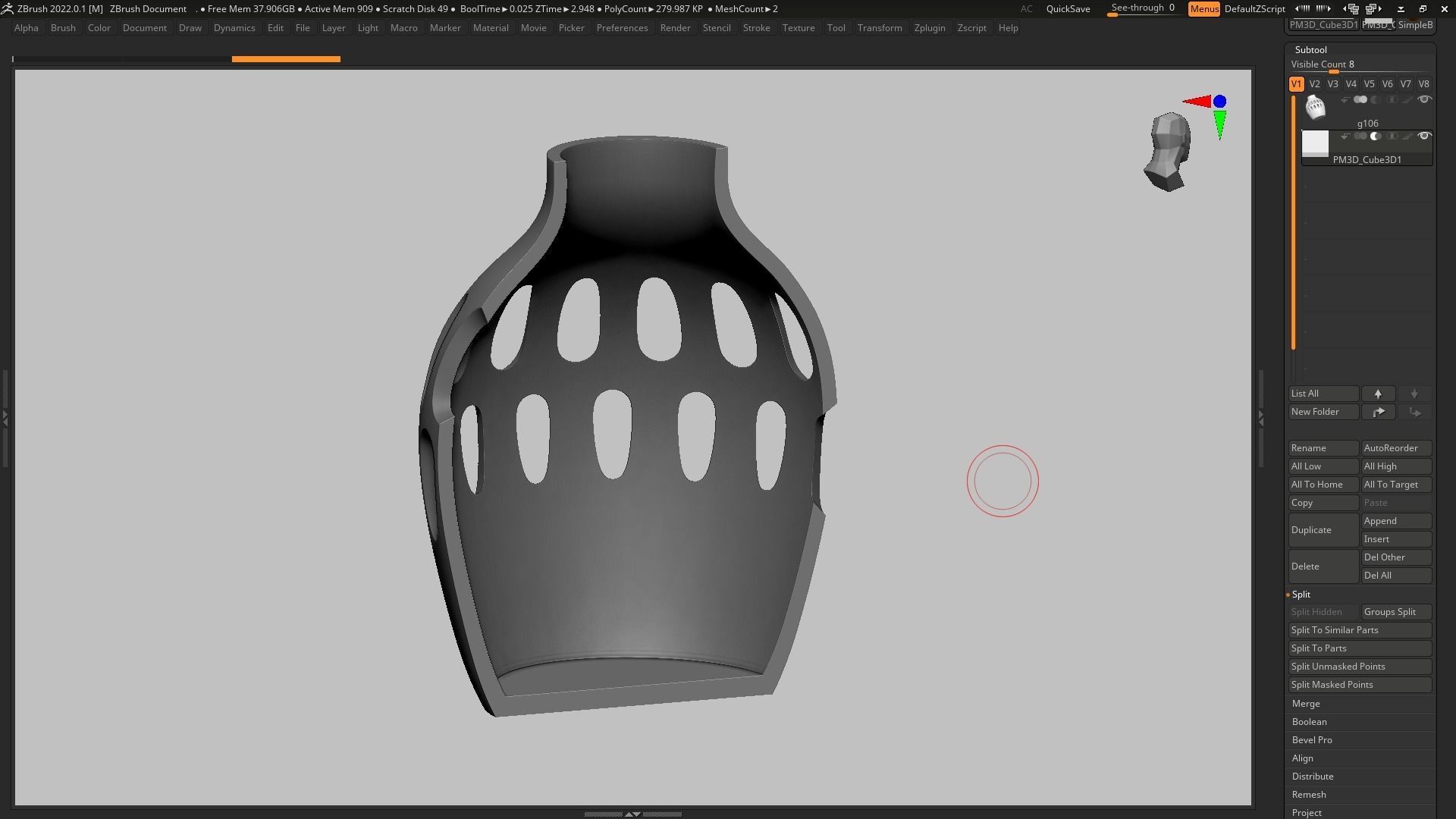 pot g106 3D print model_12