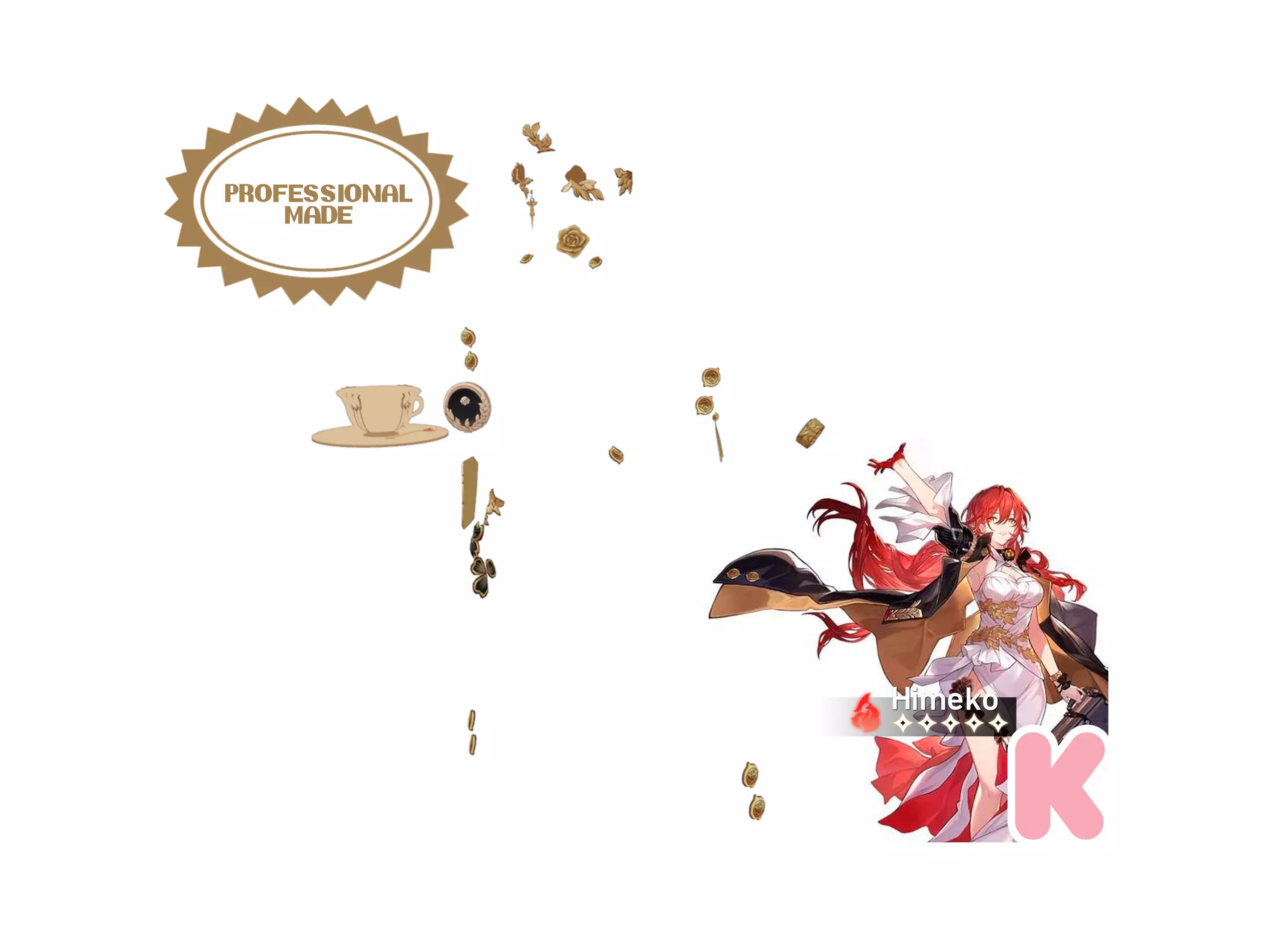 Himeko Accessories - Honkai Star Rail - Himeko Cosplay 3D print model_0