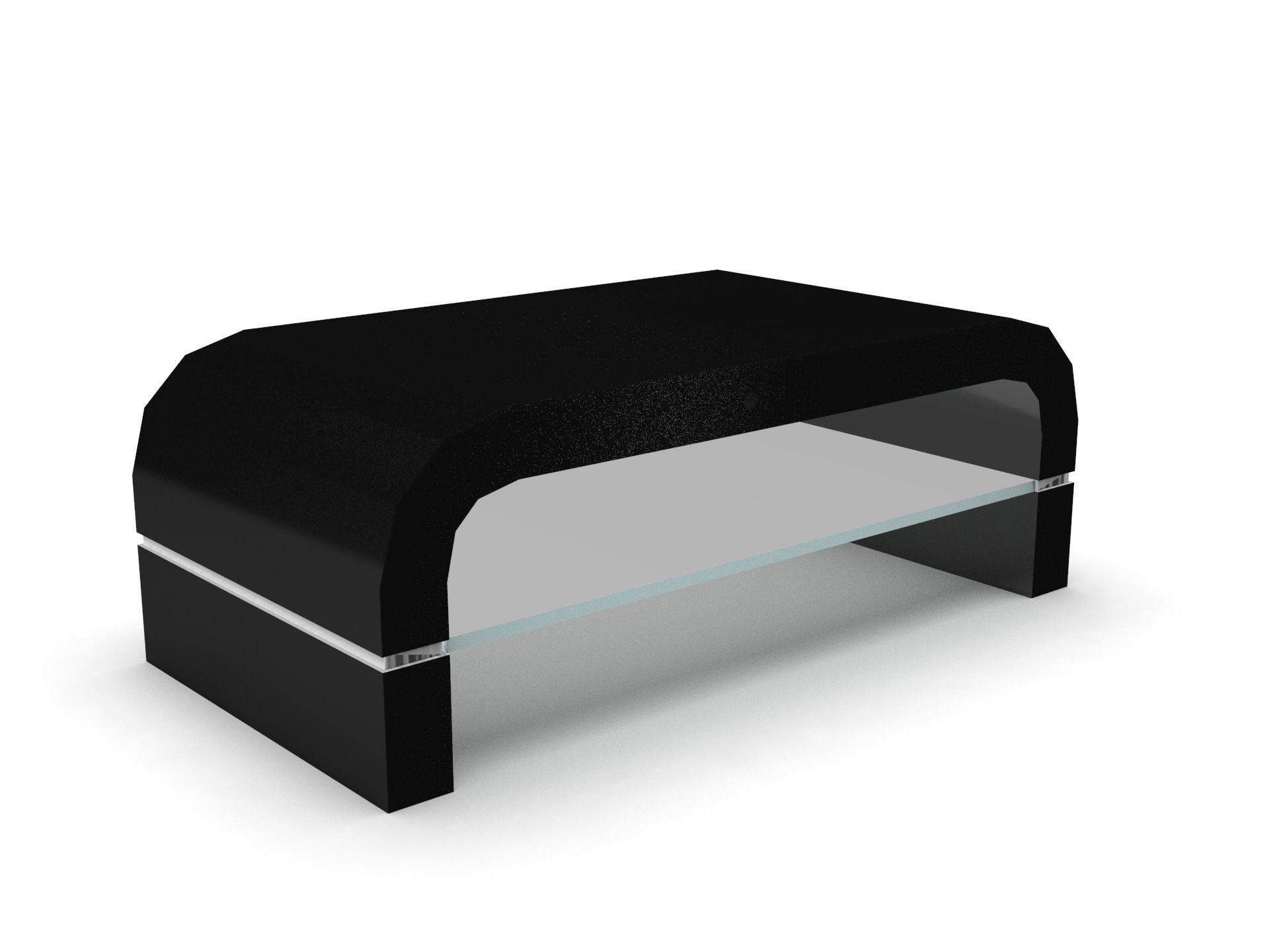 VN8 wooden coffee table Low-poly 3D model_1