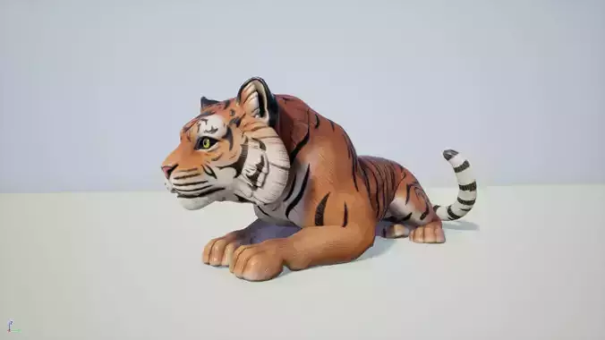Tiger stylized