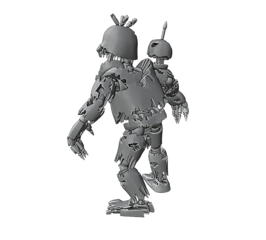 Nightmare Chica 3D print model_1