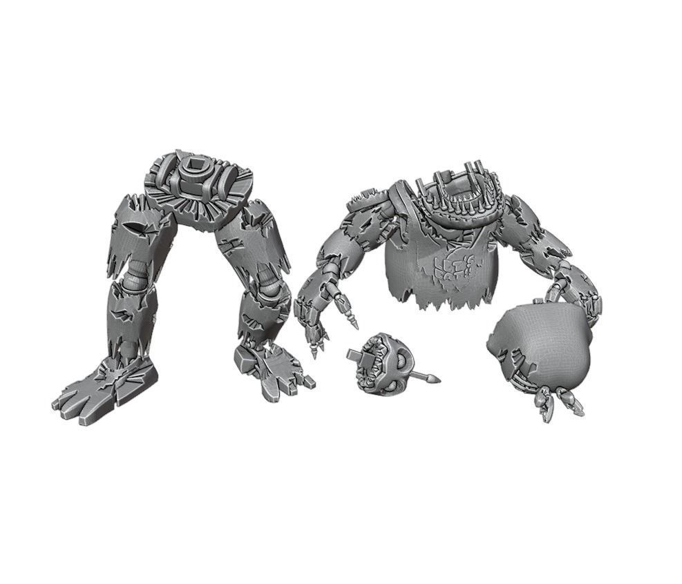 Nightmare Chica 3D print model_7