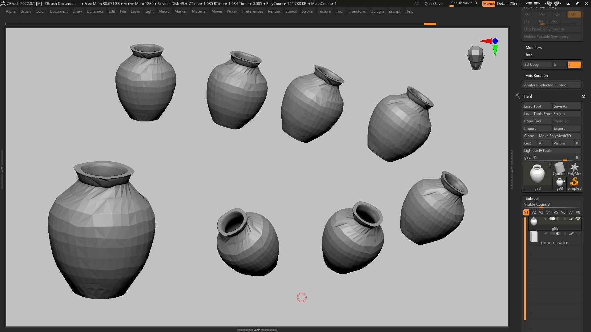 pot g98 3D print model 3D print model_16