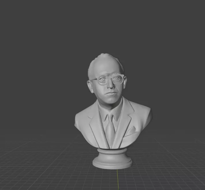 Jonas Salk 3D print model