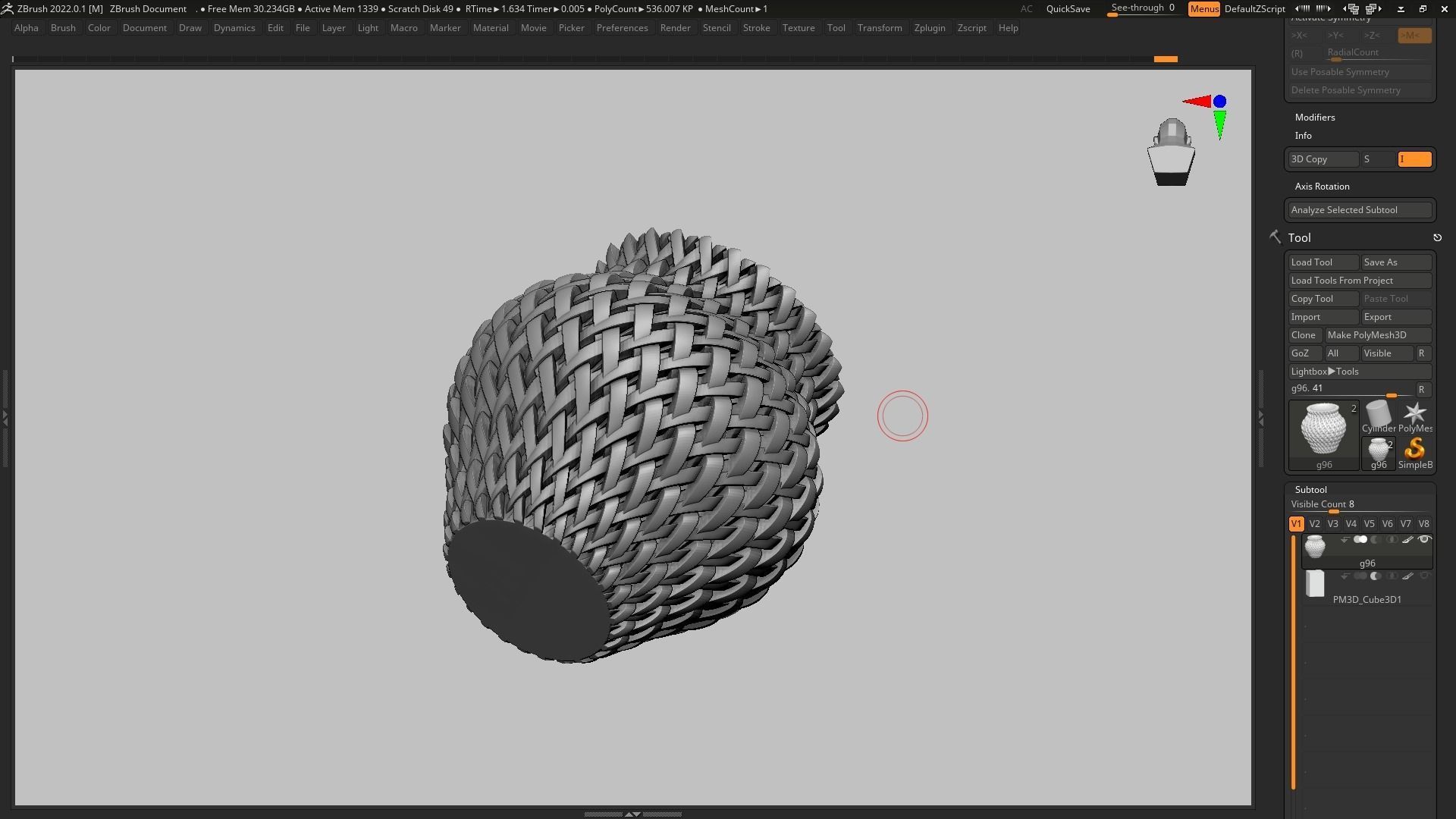 pot g96 3D print model  3D print model_8