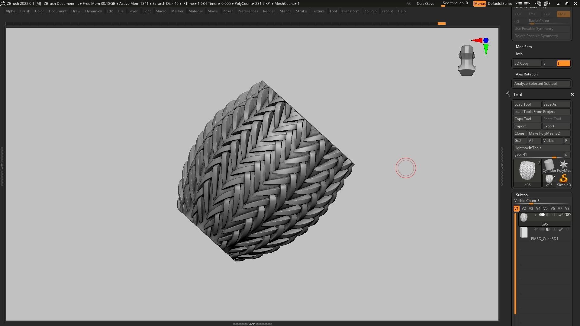 pot g95 3D print model  3D print model_9