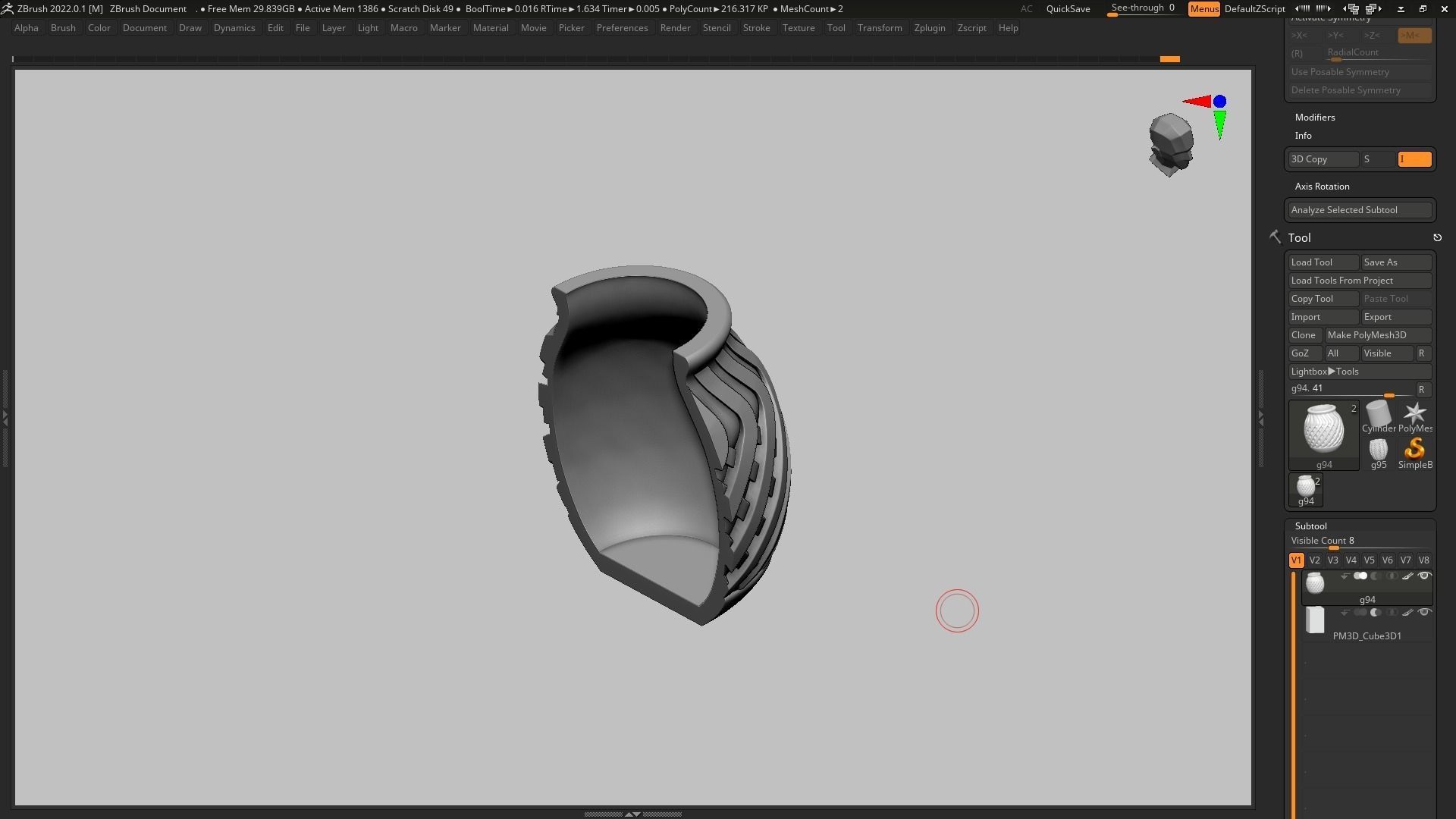 pot g94 3D print model 3D print model_15