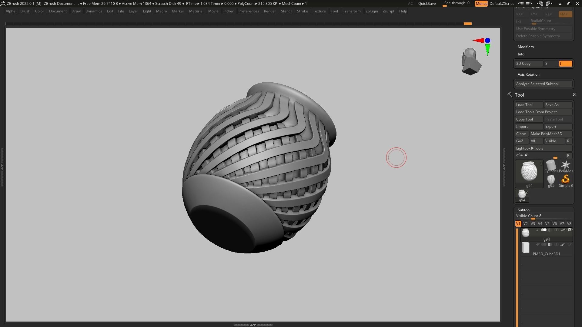 pot g94 3D print model 3D print model_10