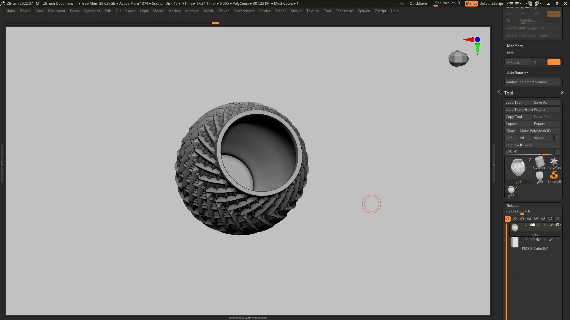 pot g93 3D print model  3D print model_9