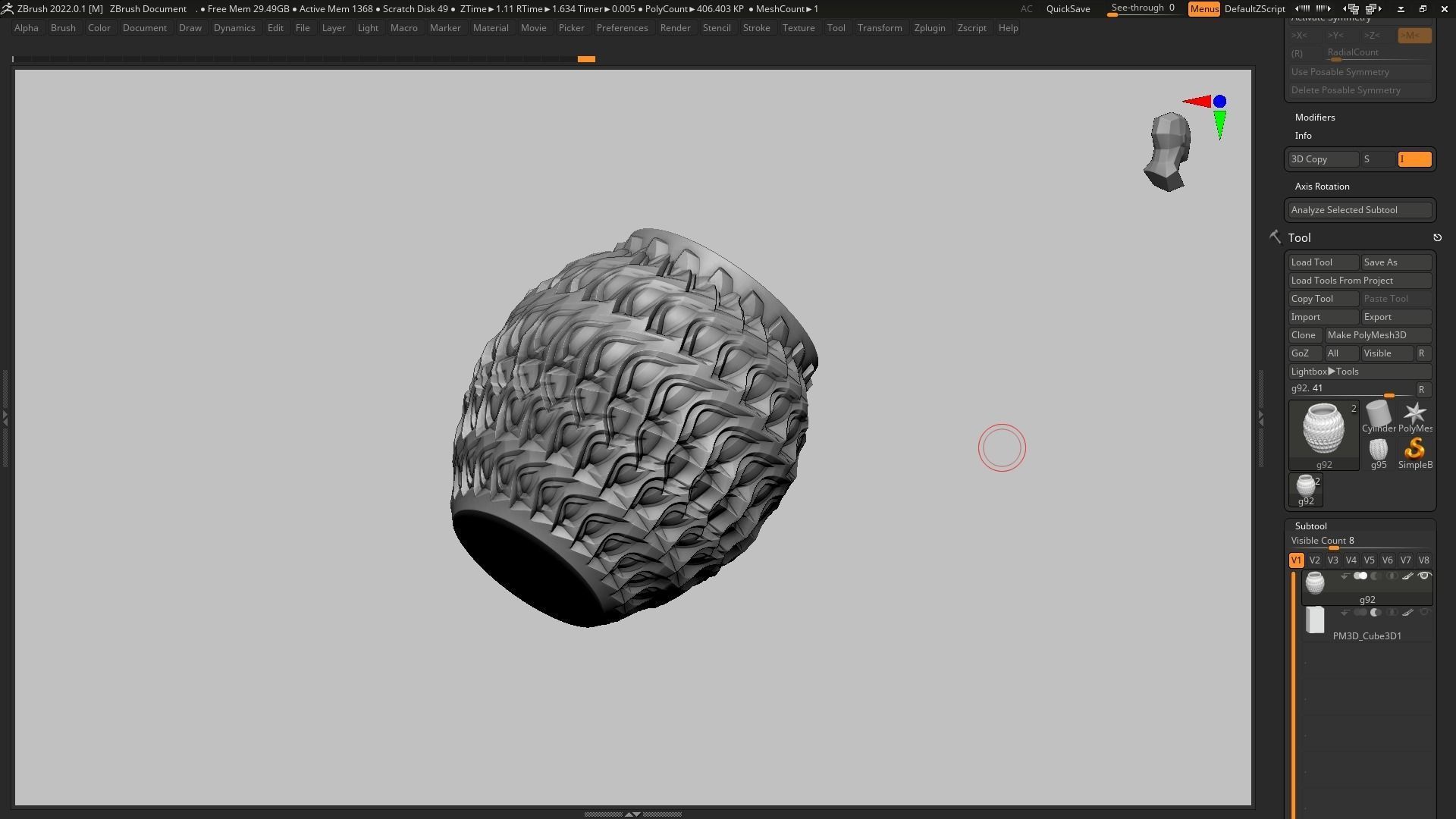 pot g92 3D print model  3D print model_10