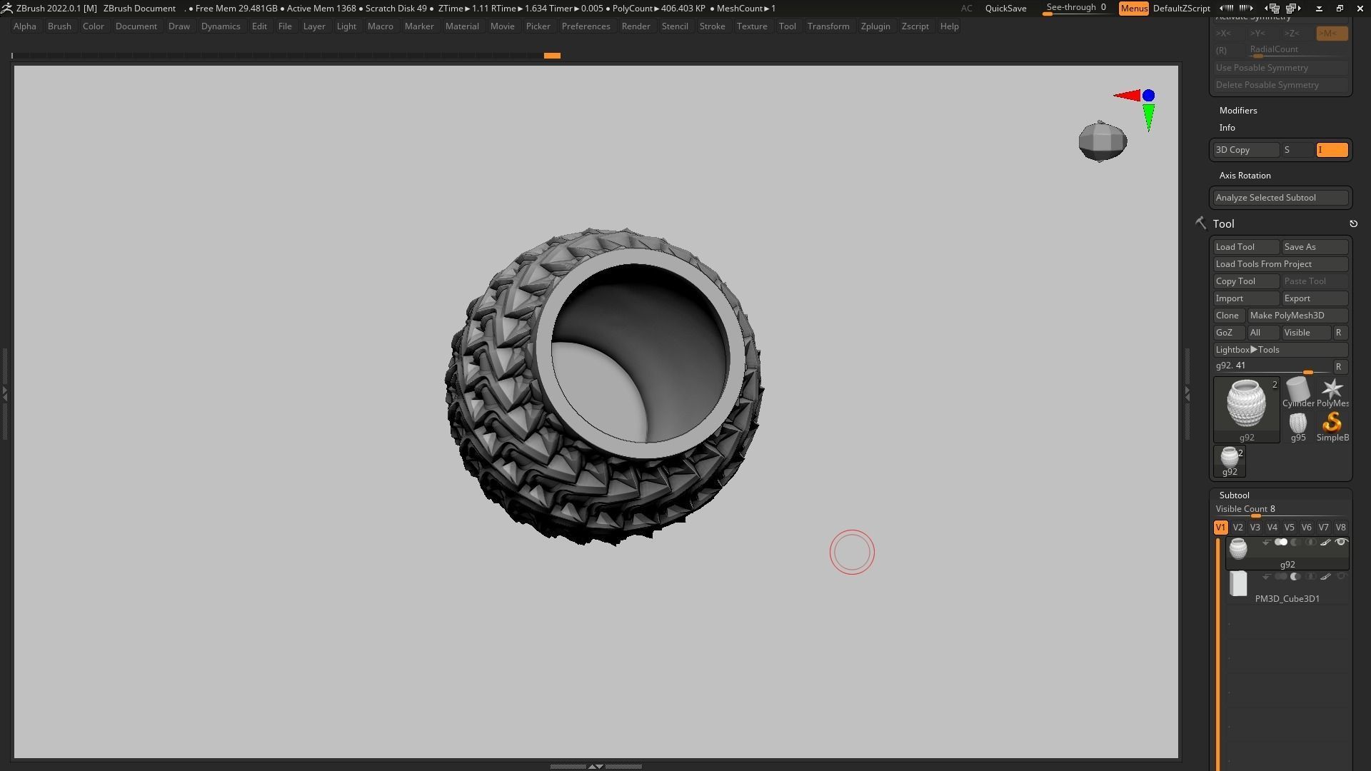pot g92 3D print model  3D print model_9