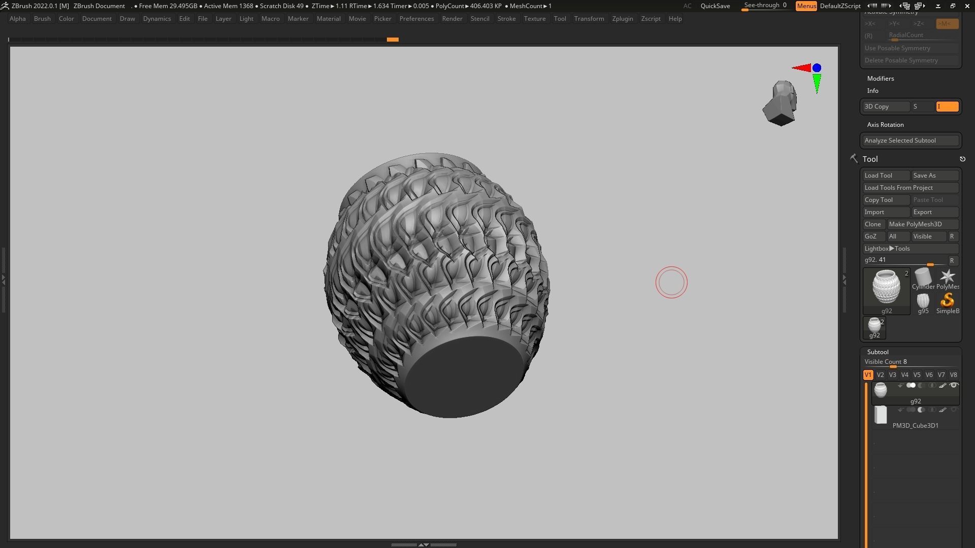 pot g92 3D print model  3D print model_11
