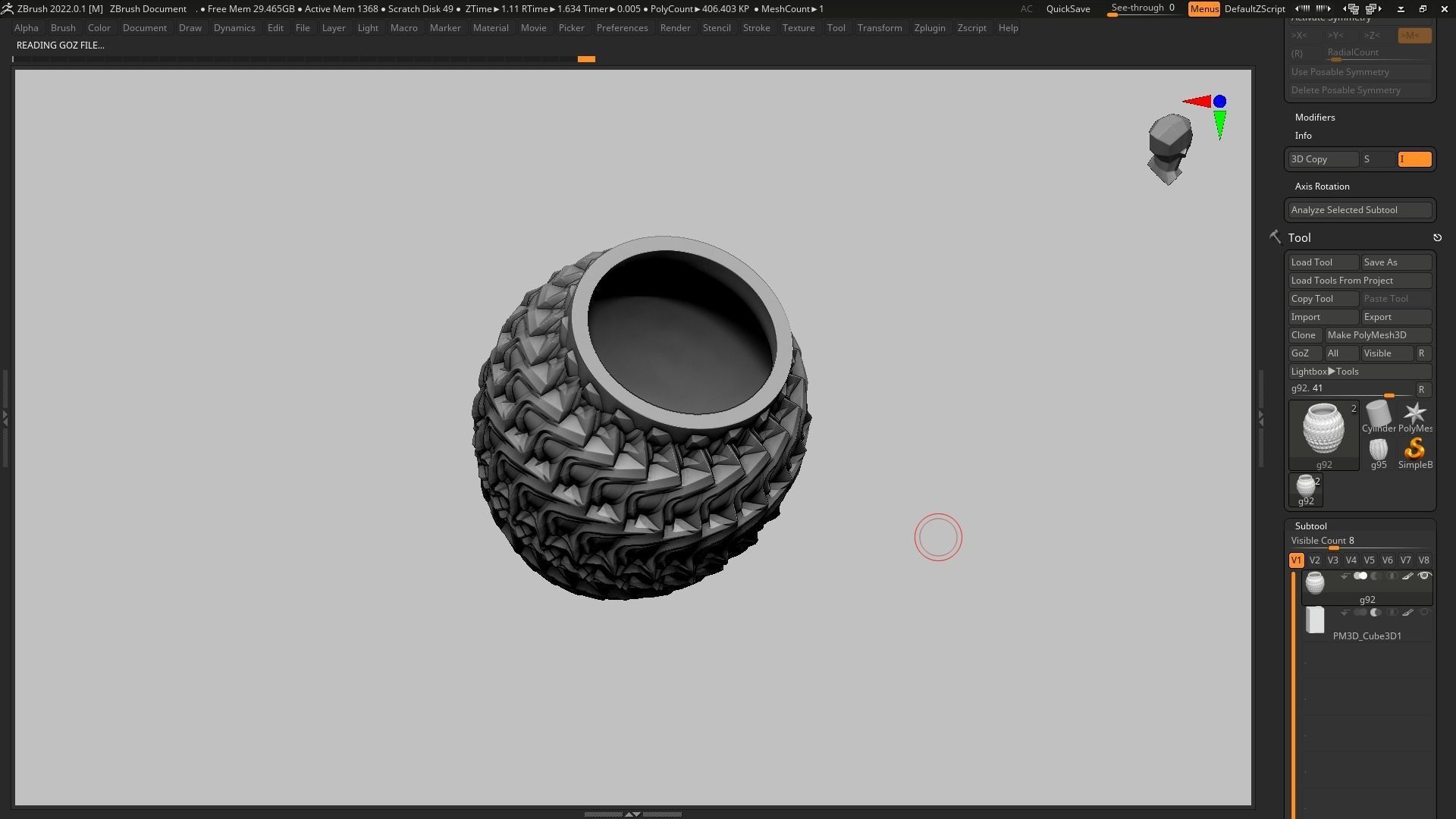 pot g92 3D print model  3D print model_8