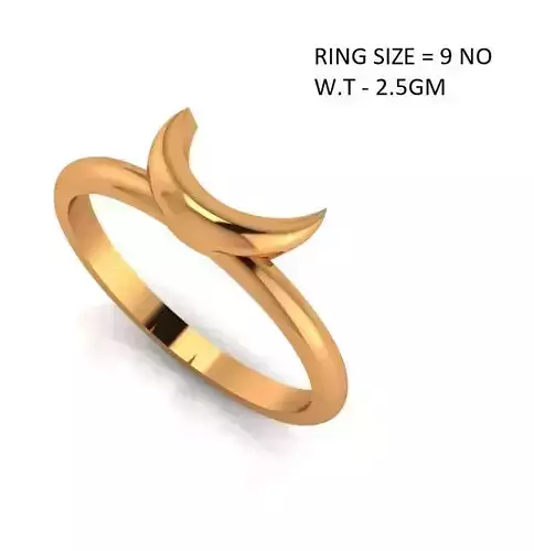 Crescent Moon Ring