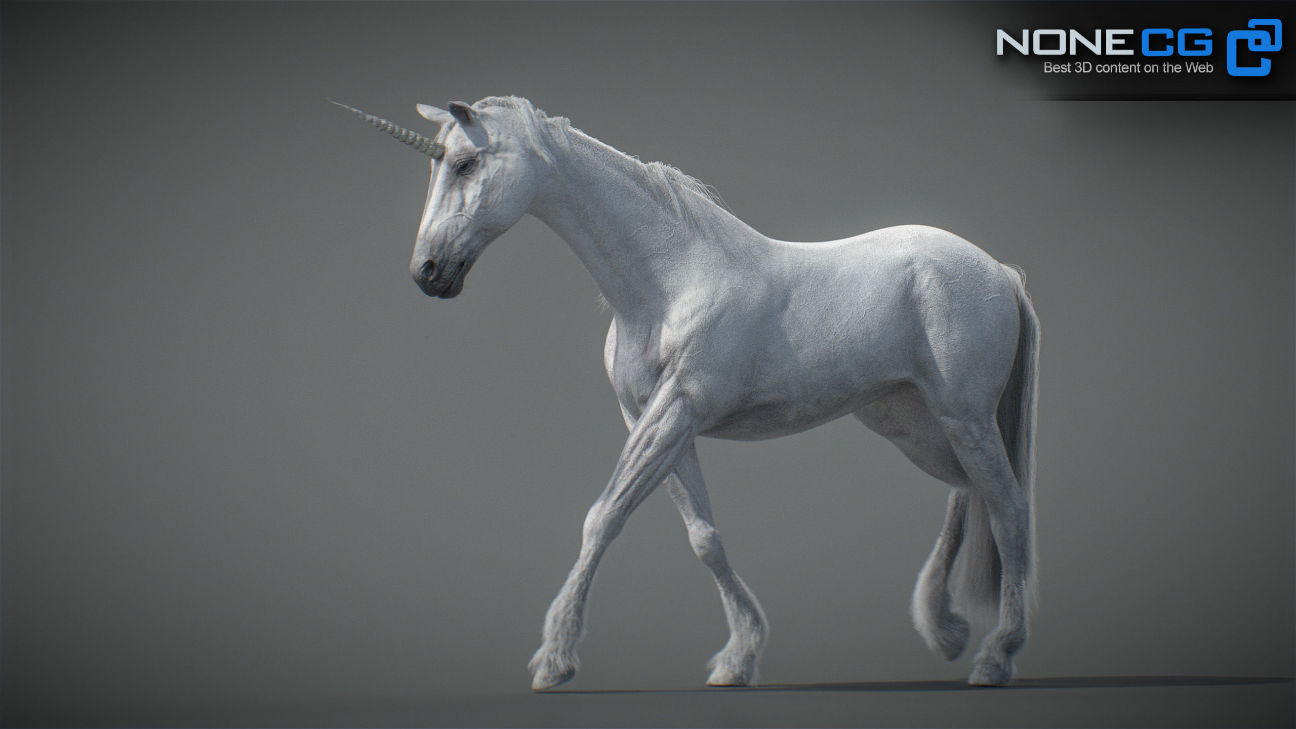 Animated Unicorn 3D model_15