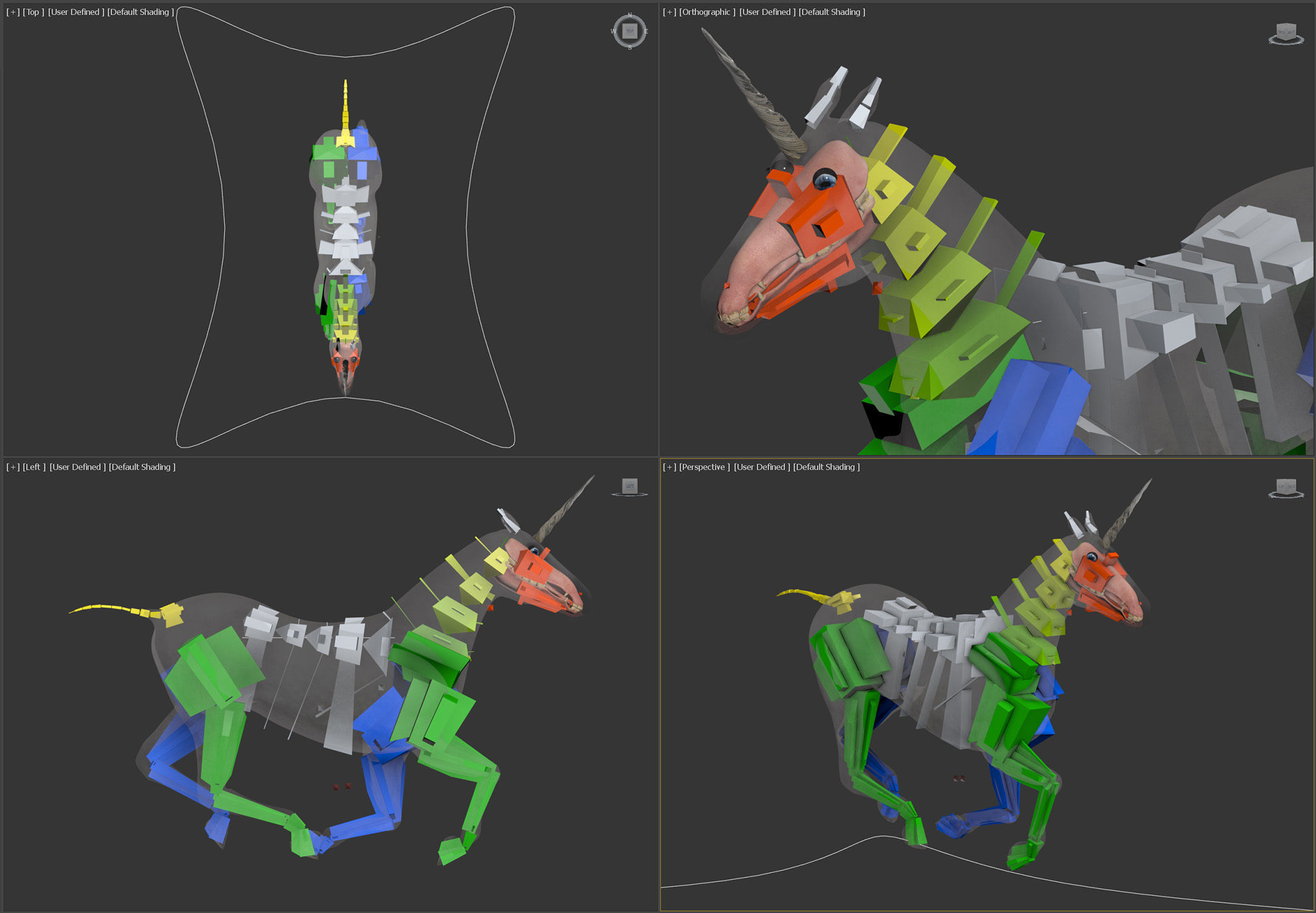 Animated Unicorn 3D model_6