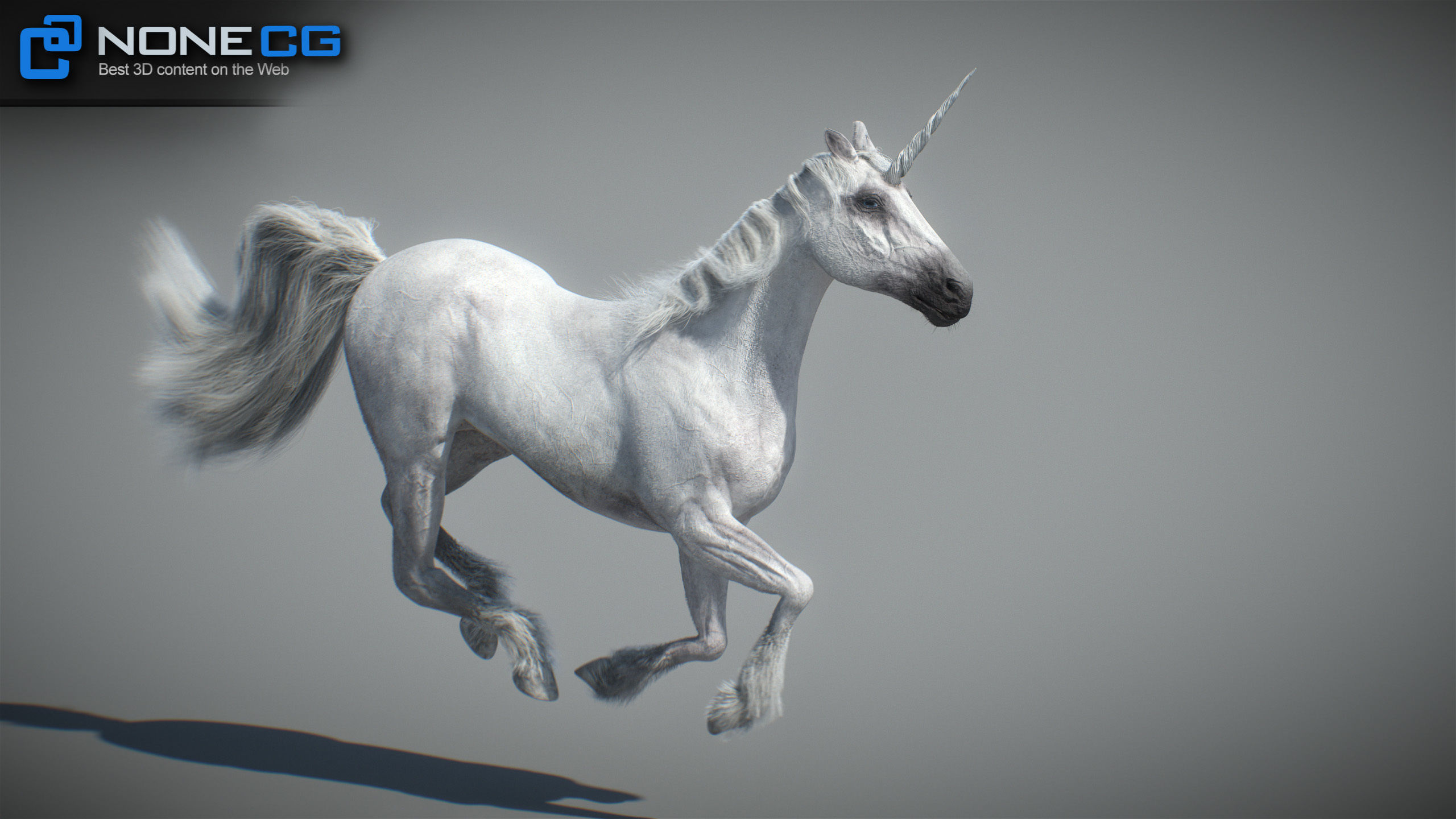 Animated Unicorn 3D model_12