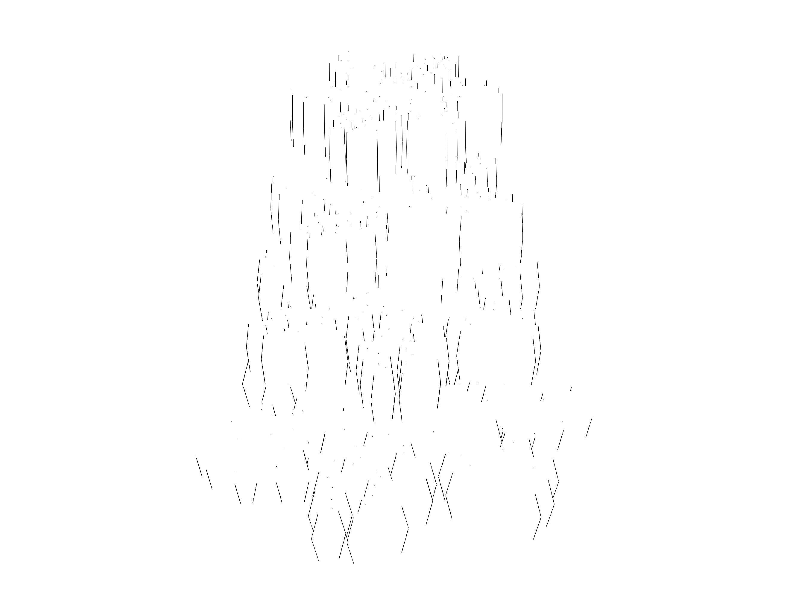Plastic Snowflake Tree 3D print model_10