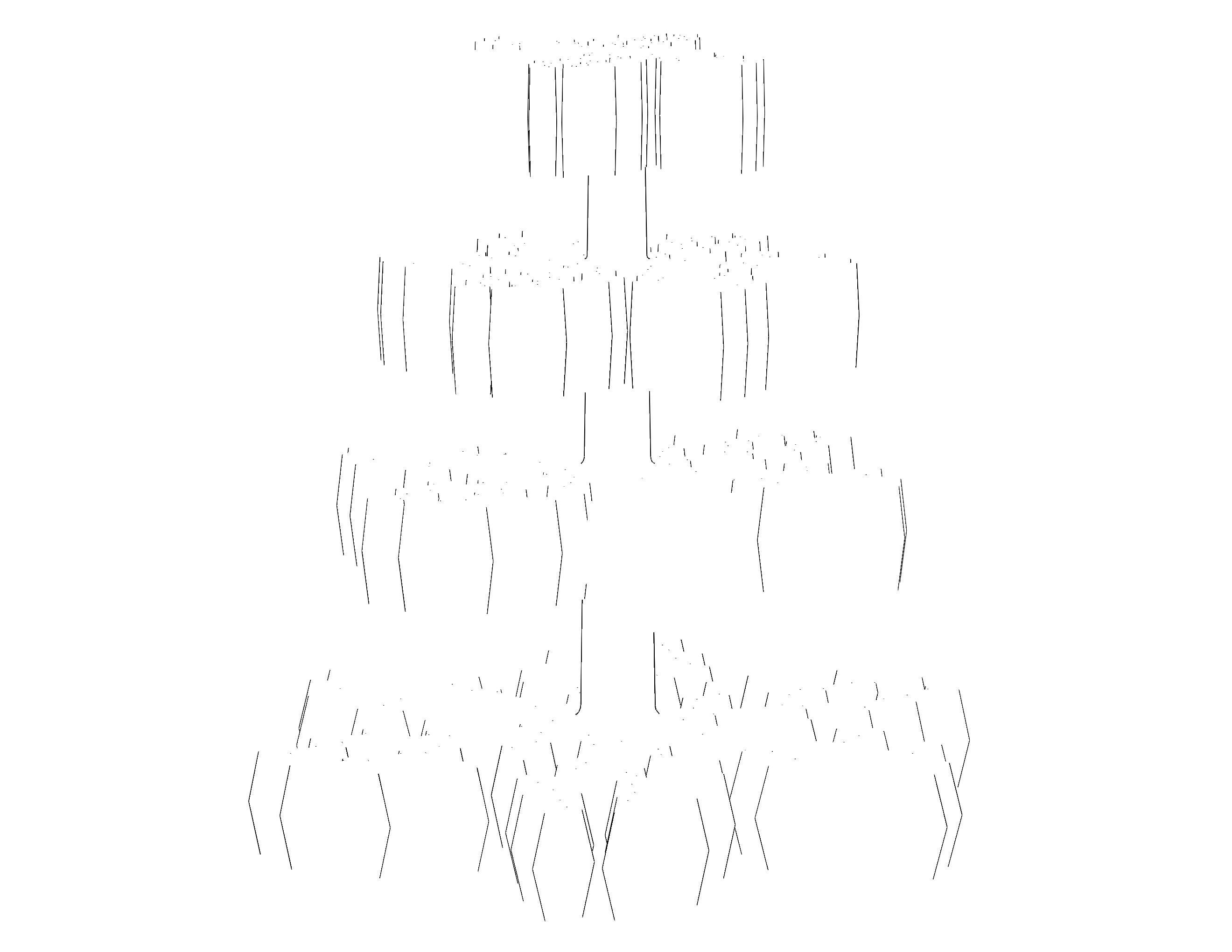 Plastic Snowflake Tree 3D print model_26