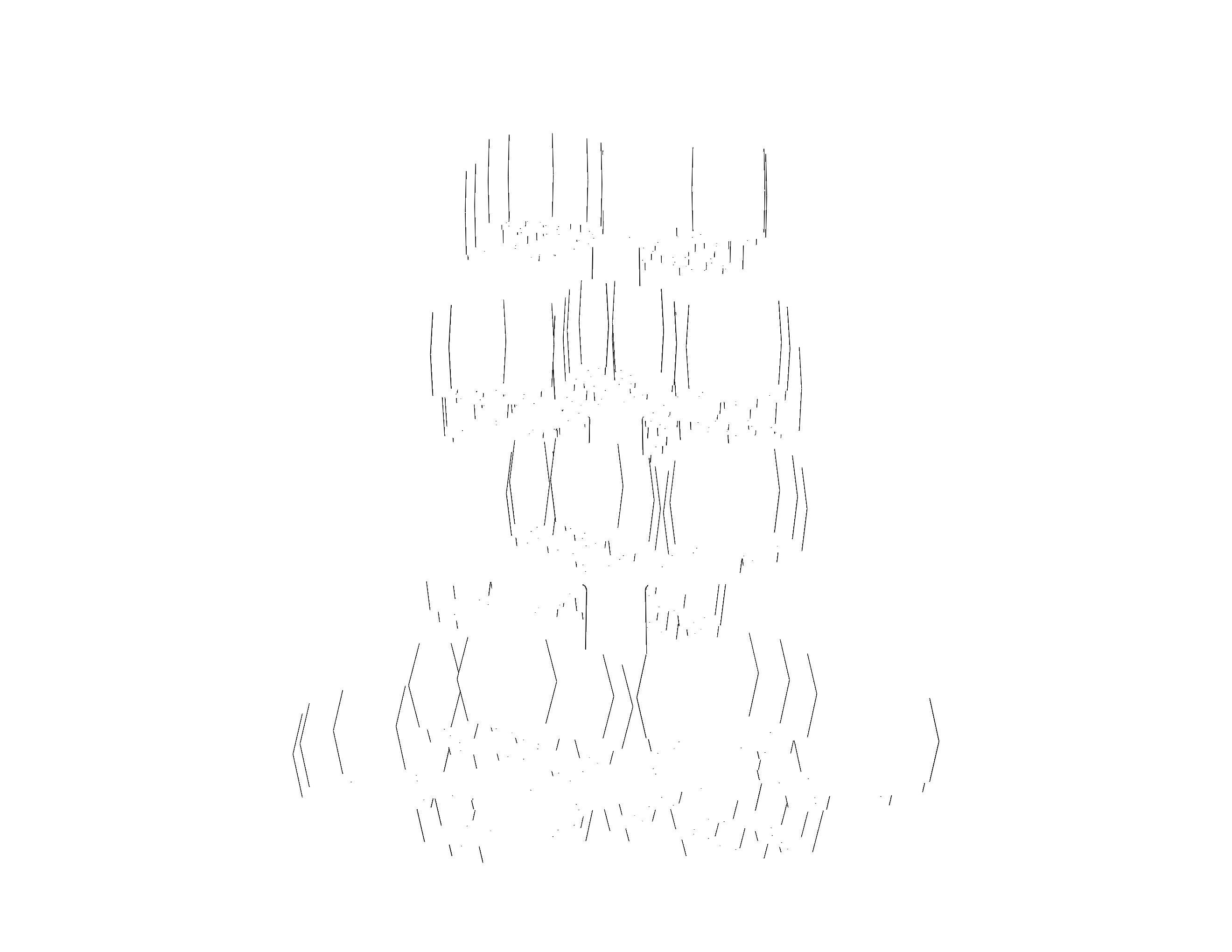 Plastic Snowflake Tree 3D print model_34