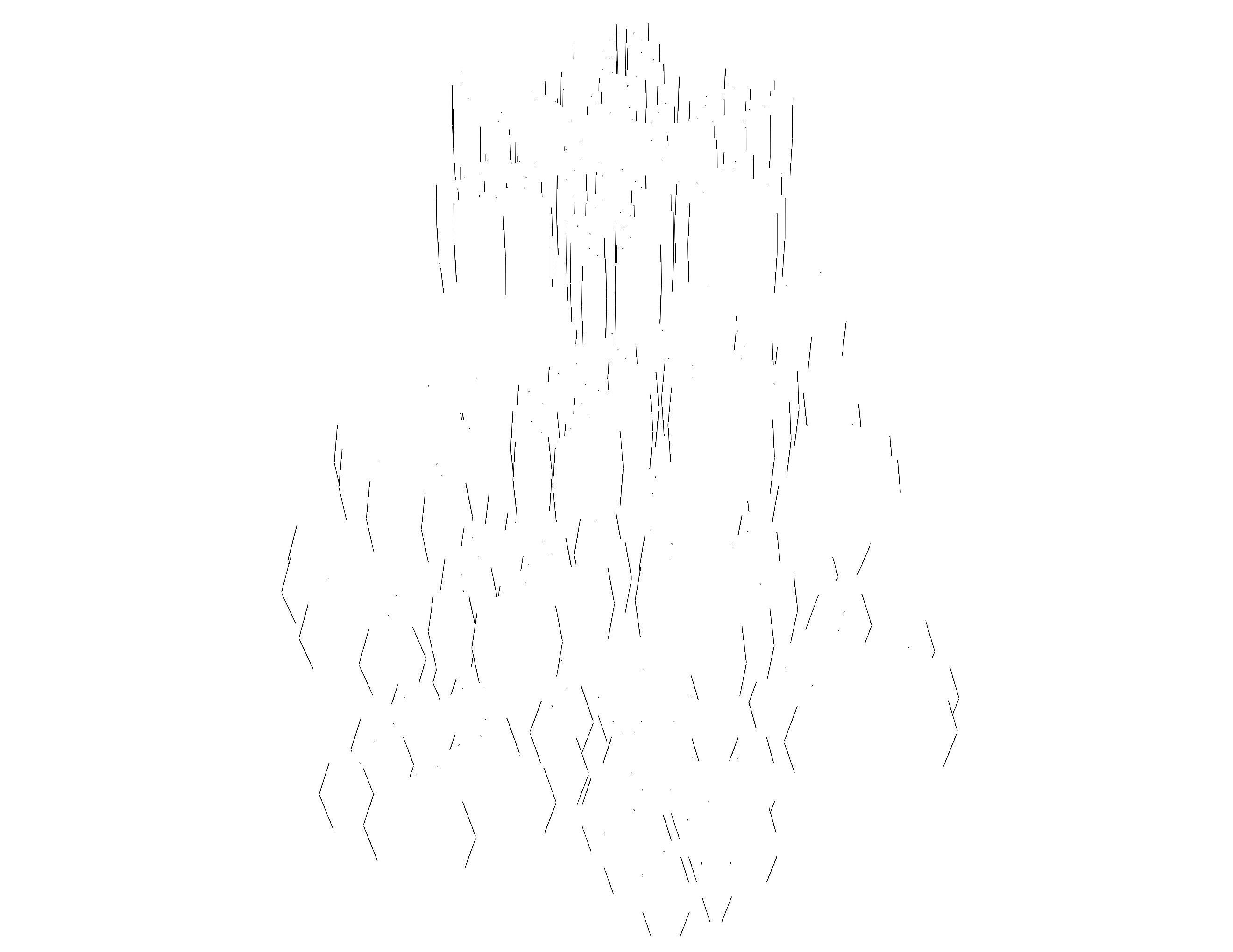 Plastic Snowflake Tree 3D print model_18