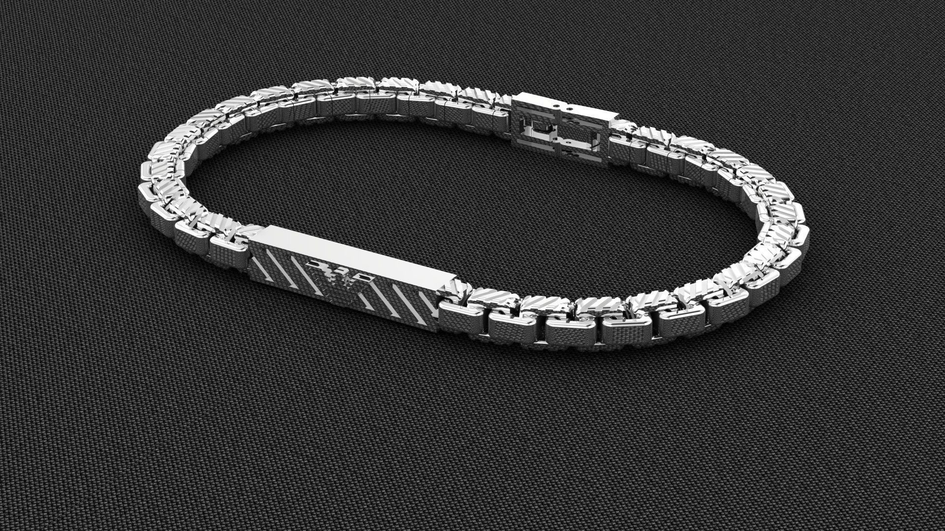 bracelet 3D print model_2