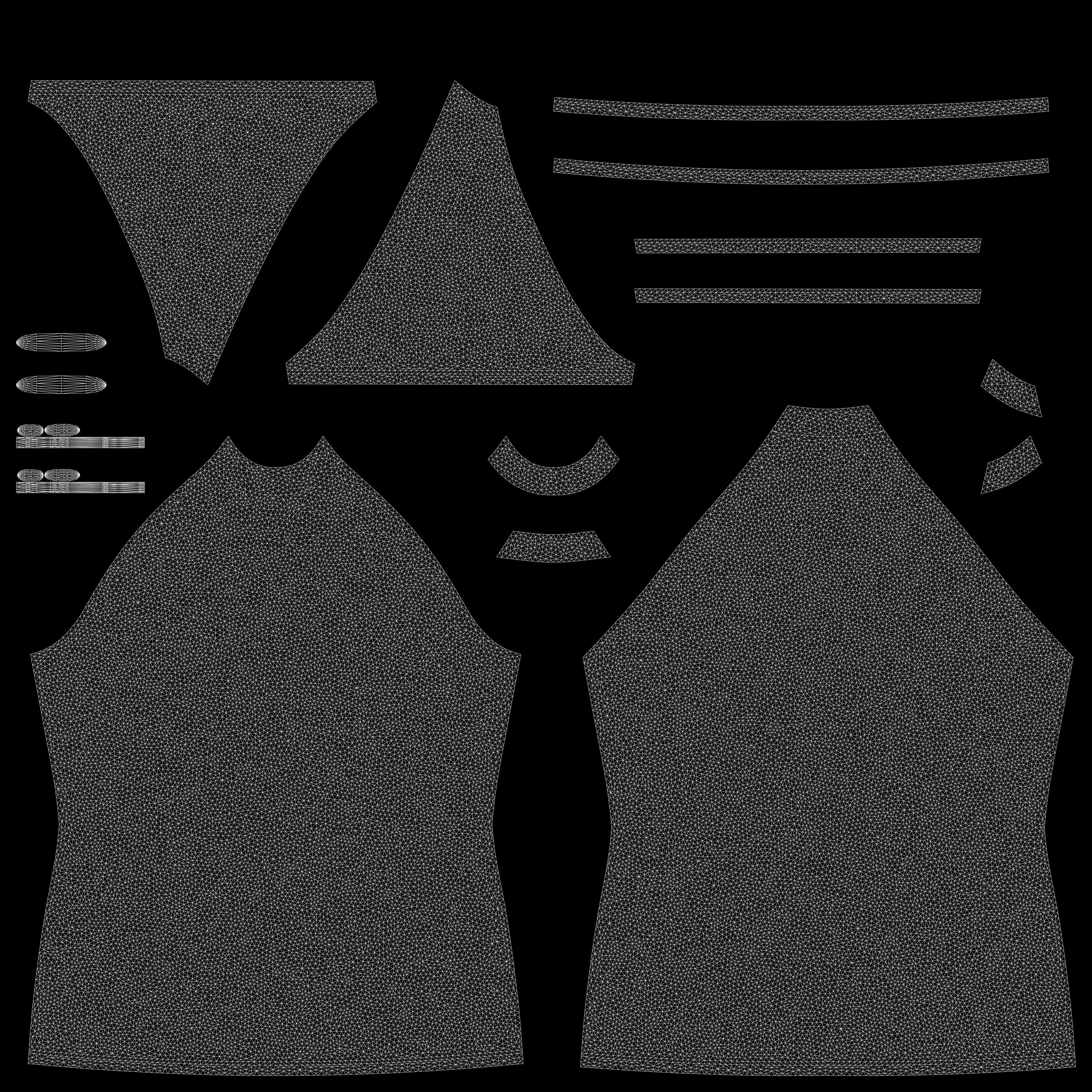 Raglan Mockneck Tee 3D model_13