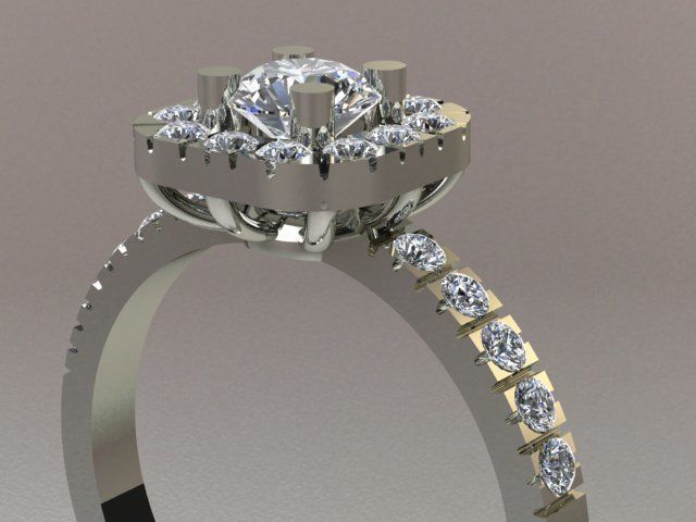 rings 3D print model_3