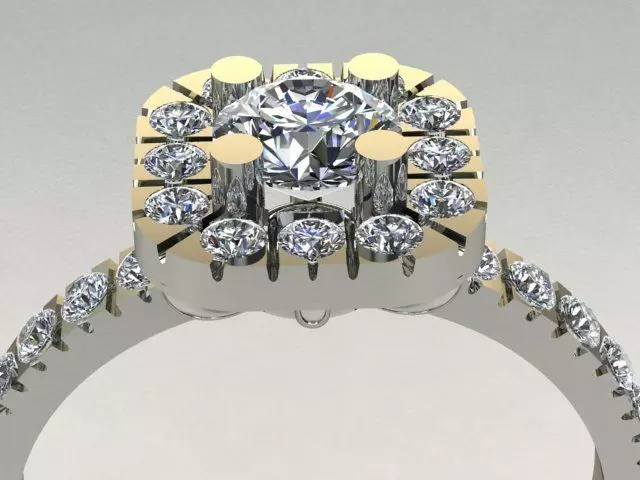 rings 3D print model_0