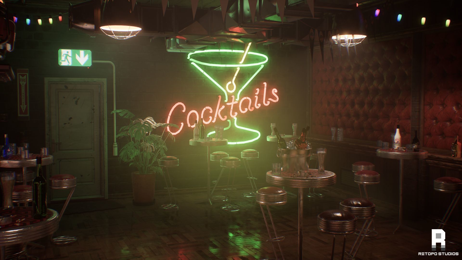 Forest Bar MODULAR - UnrealEngine 5 --LUMEN-- Low-poly 3D model_24