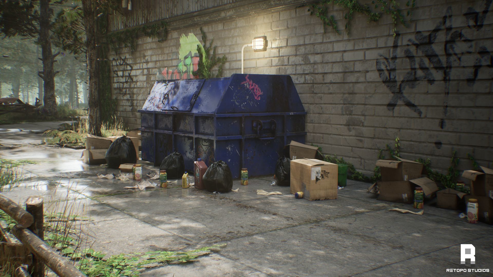 Forest Bar MODULAR - UnrealEngine 5 --LUMEN-- Low-poly 3D model_14