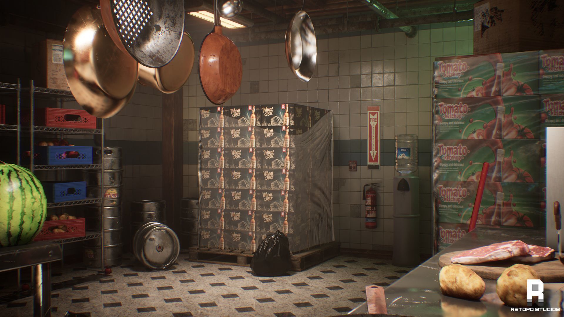 Forest Bar MODULAR - UnrealEngine 5 --LUMEN-- Low-poly 3D model_13