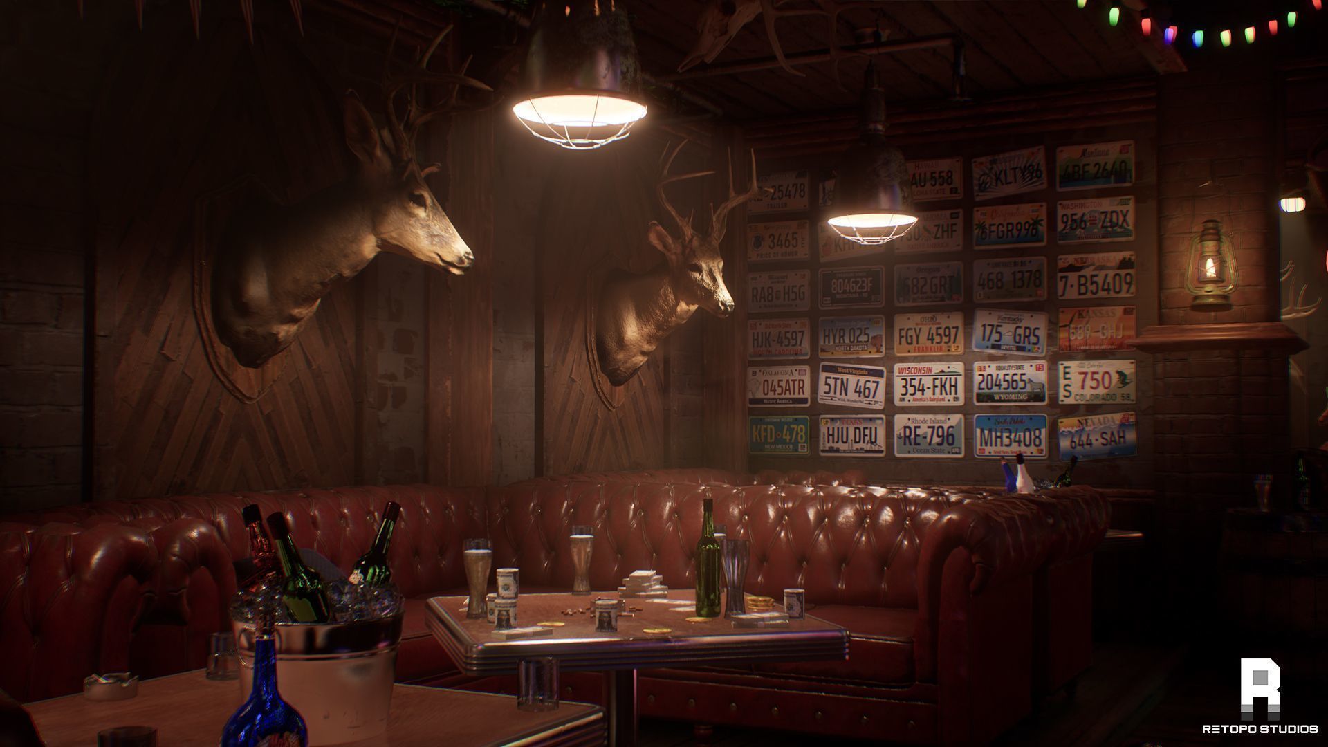 Forest Bar MODULAR - UnrealEngine 5 --LUMEN-- Low-poly 3D model_16