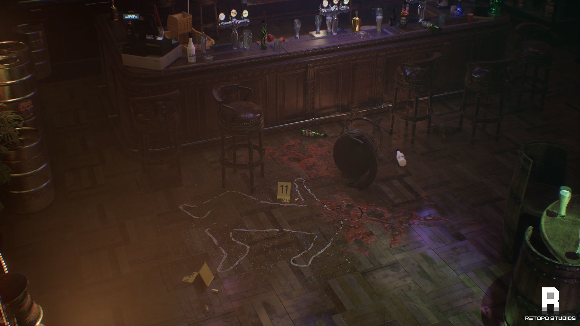 Forest Bar MODULAR - UnrealEngine 5 --LUMEN-- Low-poly 3D model_18