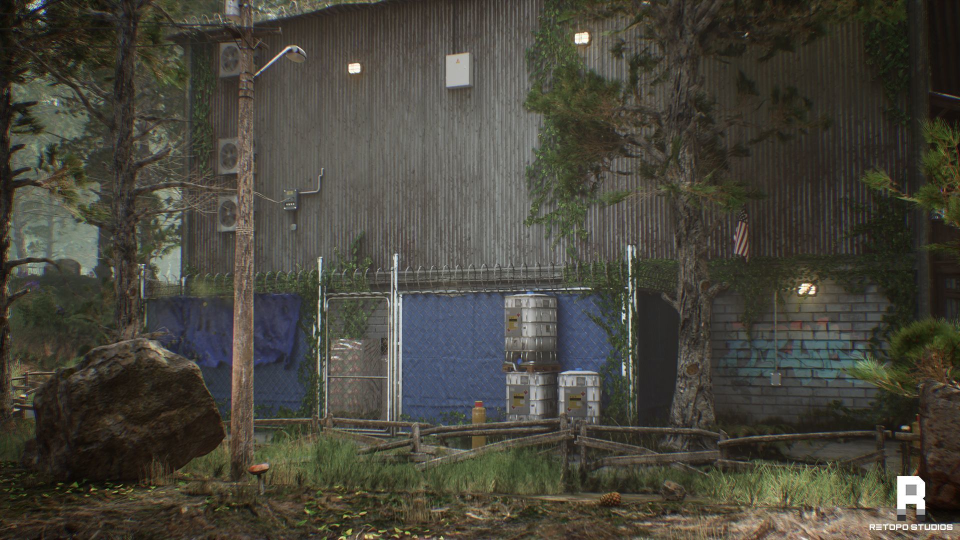 Forest Bar MODULAR - UnrealEngine 5 --LUMEN-- Low-poly 3D model_21