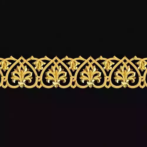 Central decor ornament for furniture