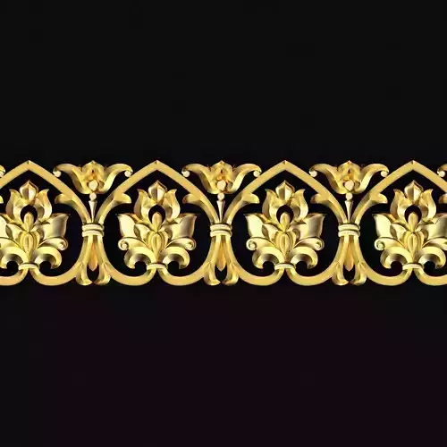 Central decor ornament for furniture