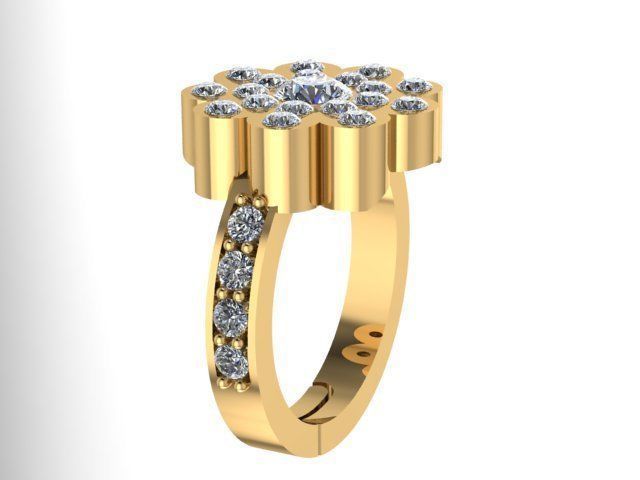 rings 3D print model_5