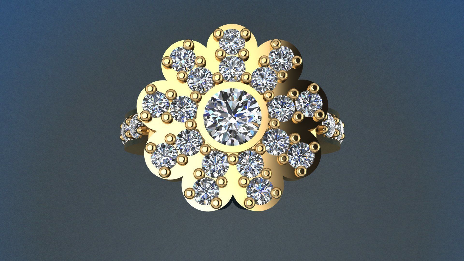 rings 3D print model_2