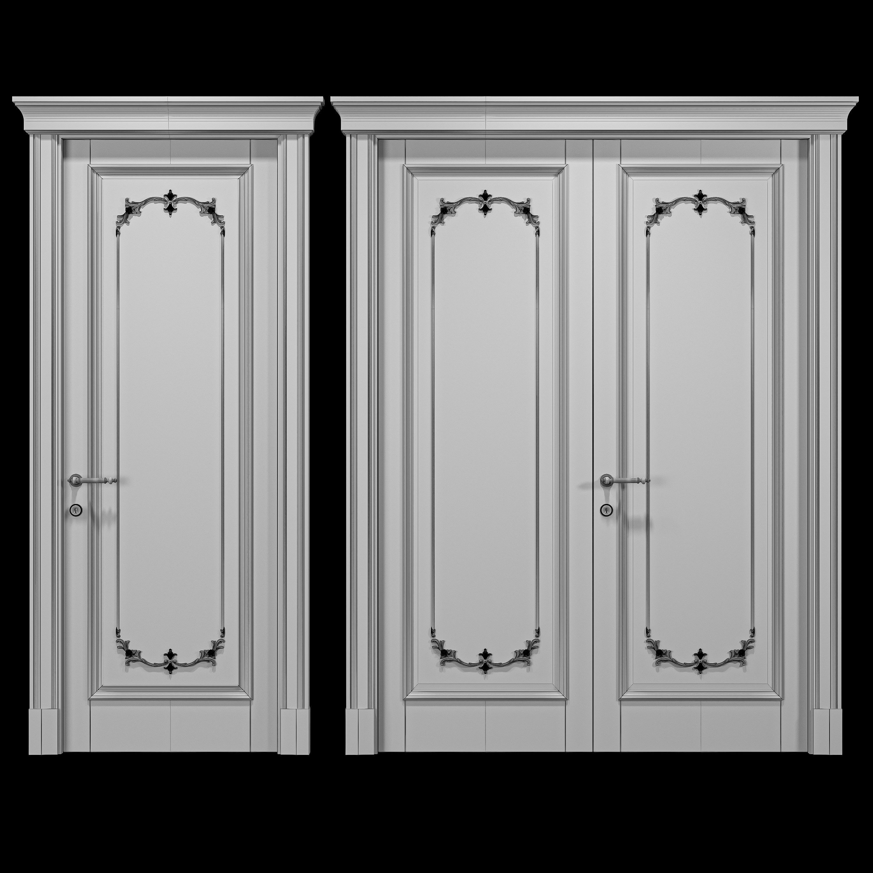 antonovych bordo door 3D model_2