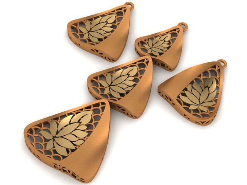 93 Pendent Set 3dm  3D print model_6