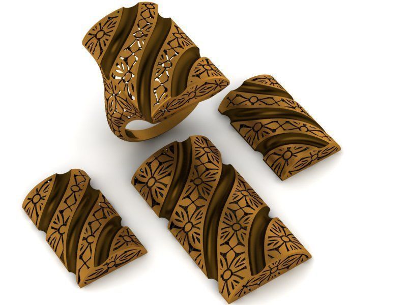 93 Pendent Set 3dm  3D print model_57